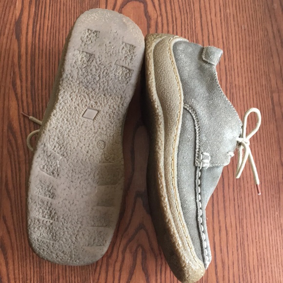 Olive shoes - leather - Picture 4 of 4